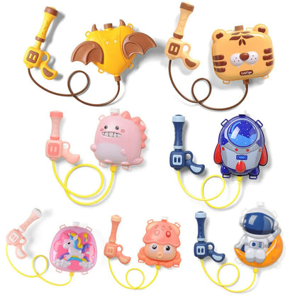 Water Blaster Backpack Toy for Fun Outdoor Splash Battle Play 15125226455385-1