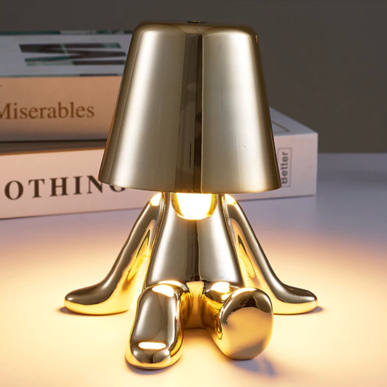 Elegant Golden Touch LED Lamp For Cozy Living Room Night Lighting 9959369376077-1