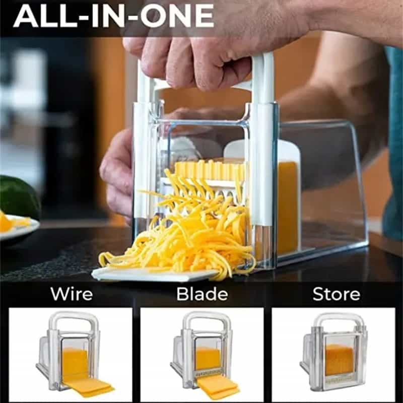 Stainless Steel Cheese Cutter Slicer Tool For Kitchen Food Preparation 7388827254884-1