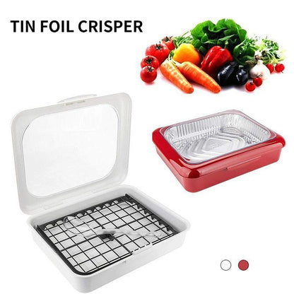 Reusable Tin Foil Crisper Tray For Safe Food Baking And Serving 6851954933860-1