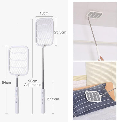 Telescopic Electric Mosquito Swatter With Rechargeable Battery And USB Charging 6851957293156-1