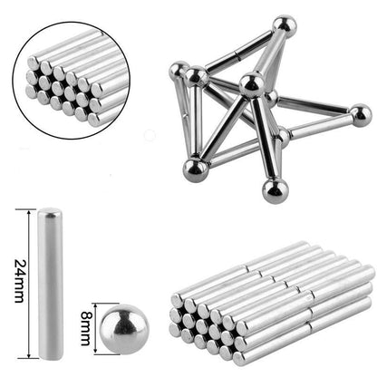 Diy Magnetic Balls And Rod Set 6850566848612-1