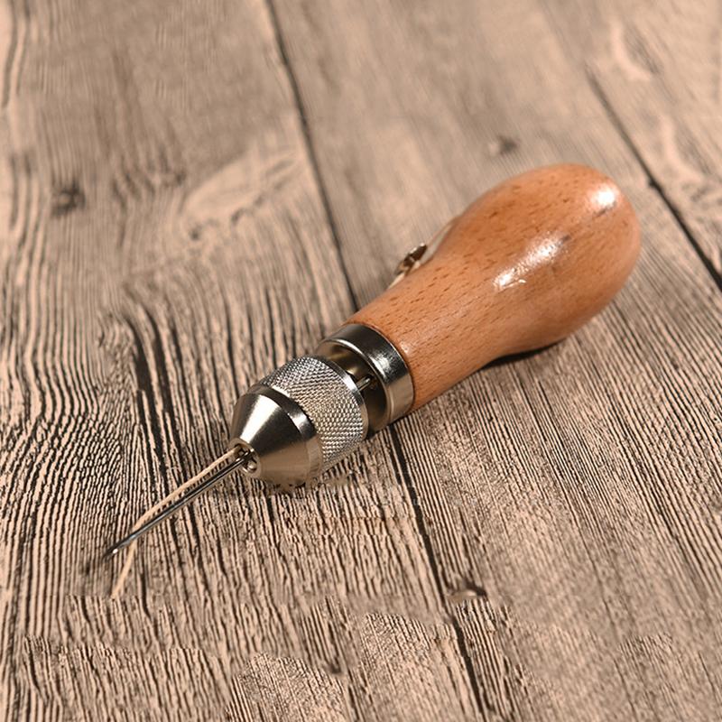 Professional Leather Sewing Stitching Punch Awl Tool Set For Craft Making 6851484221540-1