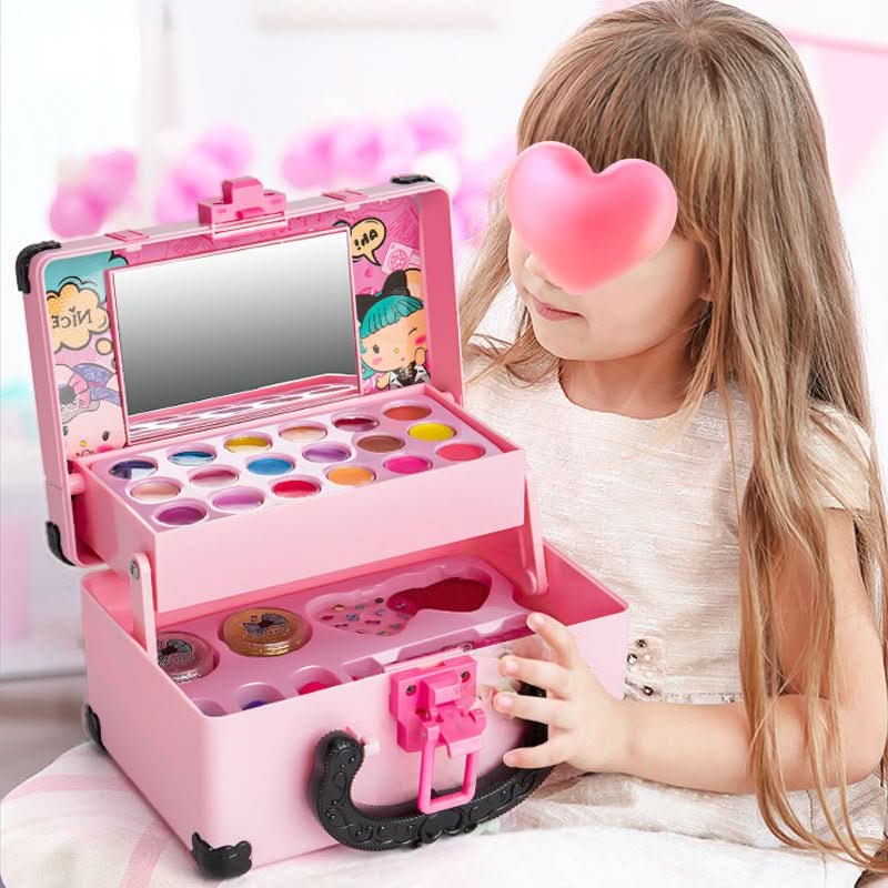 Glamour Beauty Kit - Washable Make-Up Kit For Children With Bag 10206867030280-1