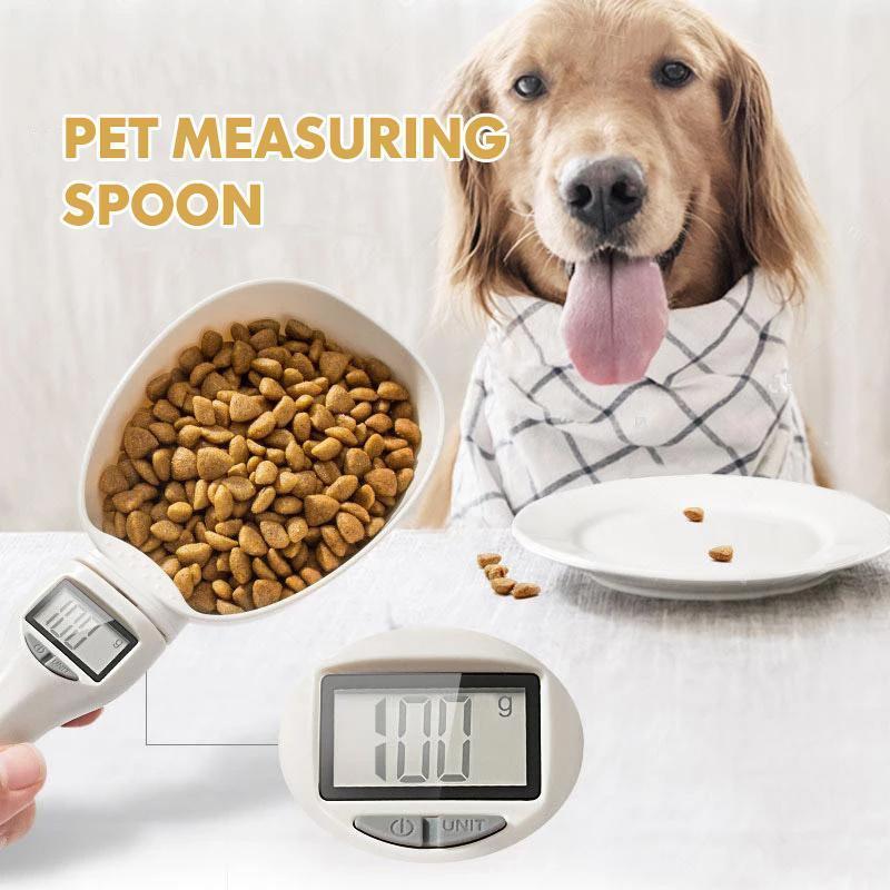 Digital Pet Food Measuring Scoop Feed Spoon 6851486974052-1