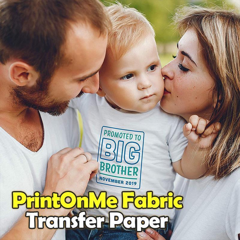 PrintOnMe Fabric Transfer Paper For T Shirt Printing Design 6851987570788-1