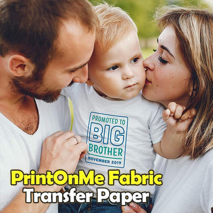 PrintOnMe Fabric Transfer Paper For T Shirt Printing Design 6851987570788-1