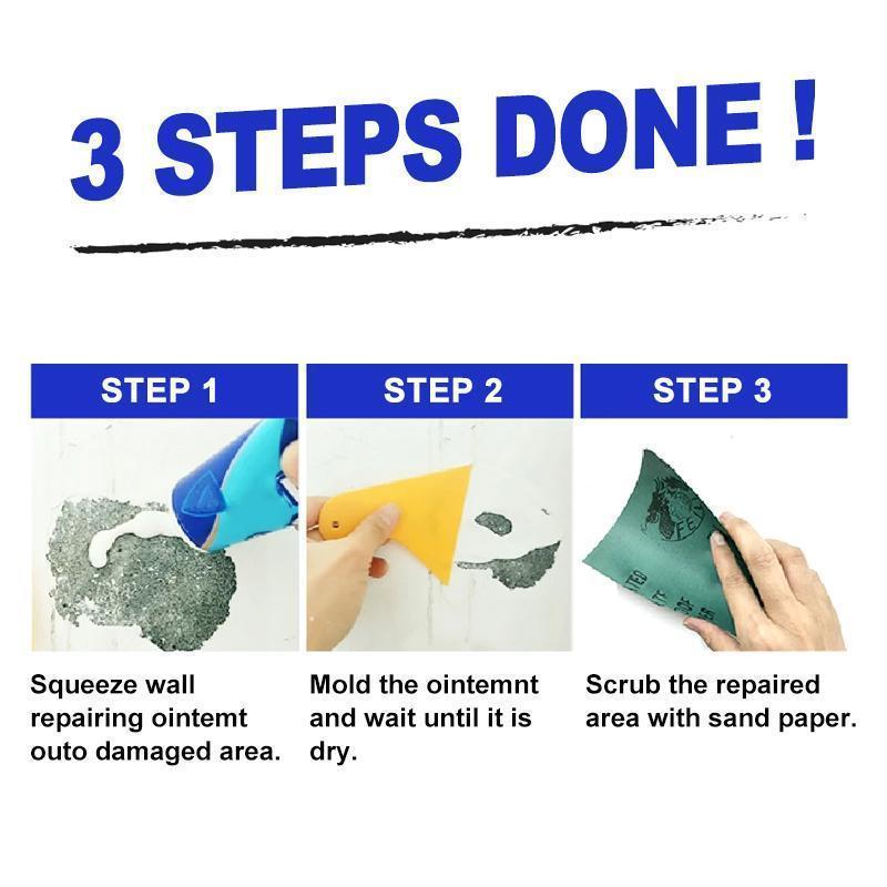 Quick Dry Wall Crack Repair Paste For Home Surface Restoration Tool 6851524755556-1