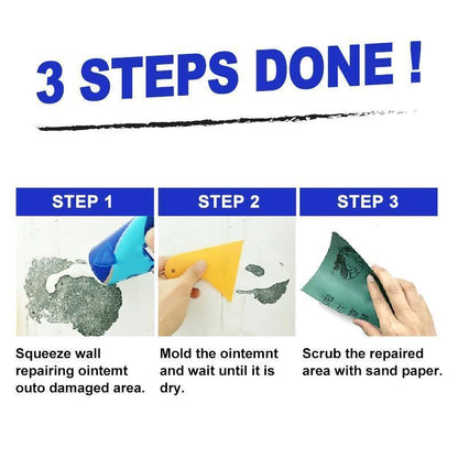 Quick Dry Wall Crack Repair Paste For Home Surface Restoration Tool 6851524755556-1