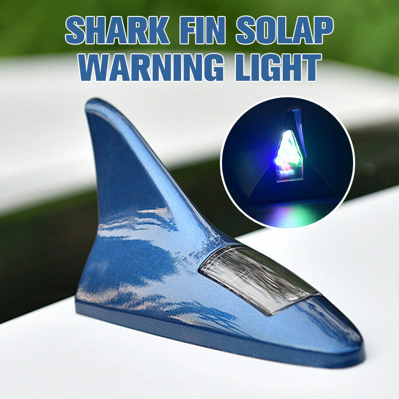 Shark Fin Solar Warning Light For Car 6851283124324-1