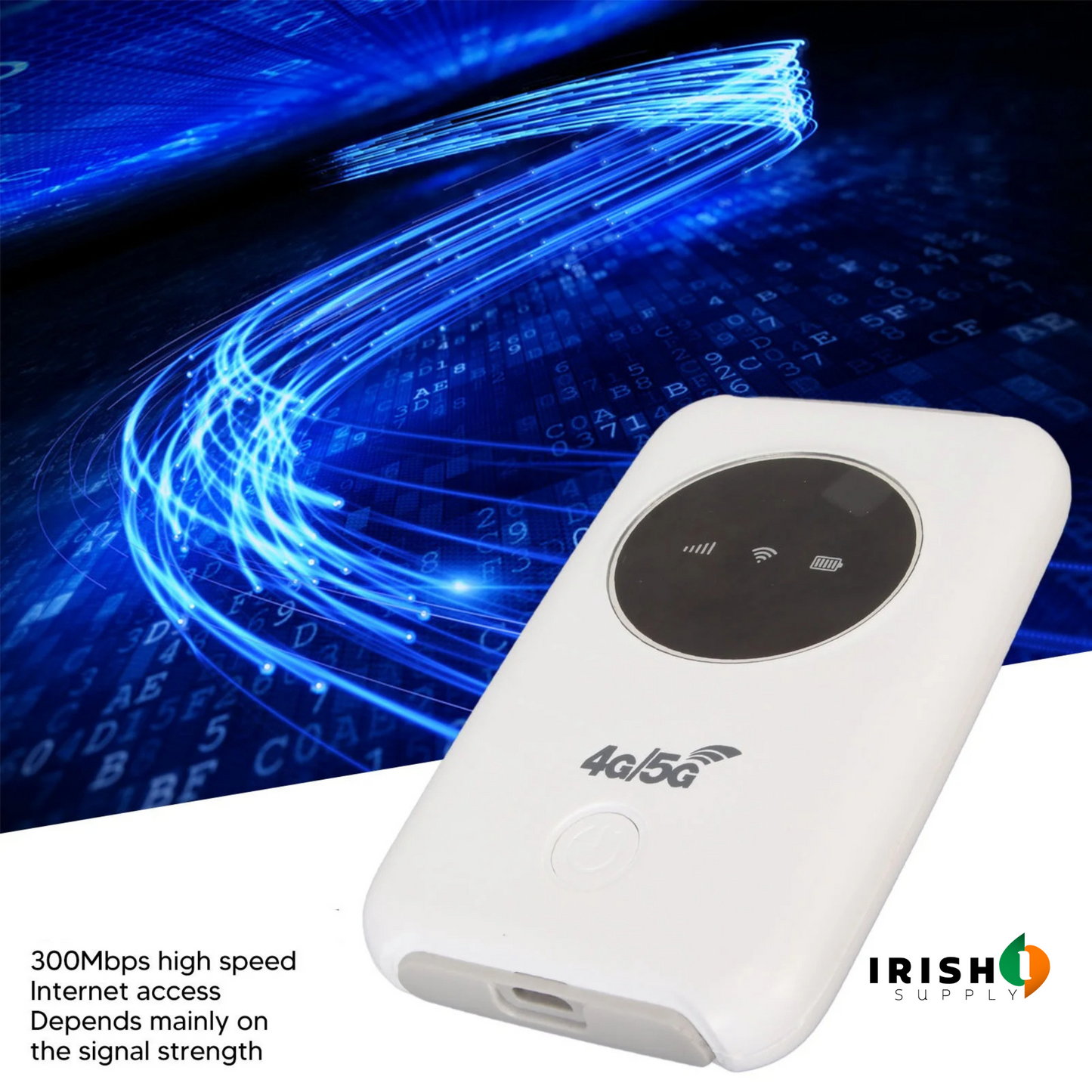 Speedfi 300Mbps 4G/5G Portable Wireless Wifi Router (3200Mah) 10070229090650-1