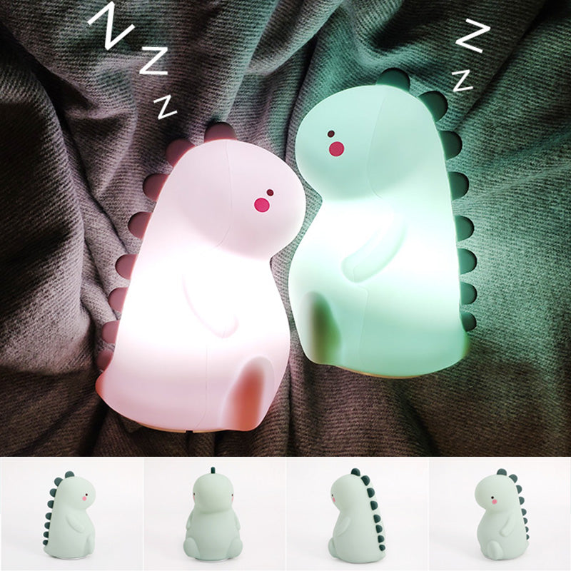 Soft Rechargeable Dinosaur Night Light For Kids Bedroom Sleep Companion 6851321102436-1