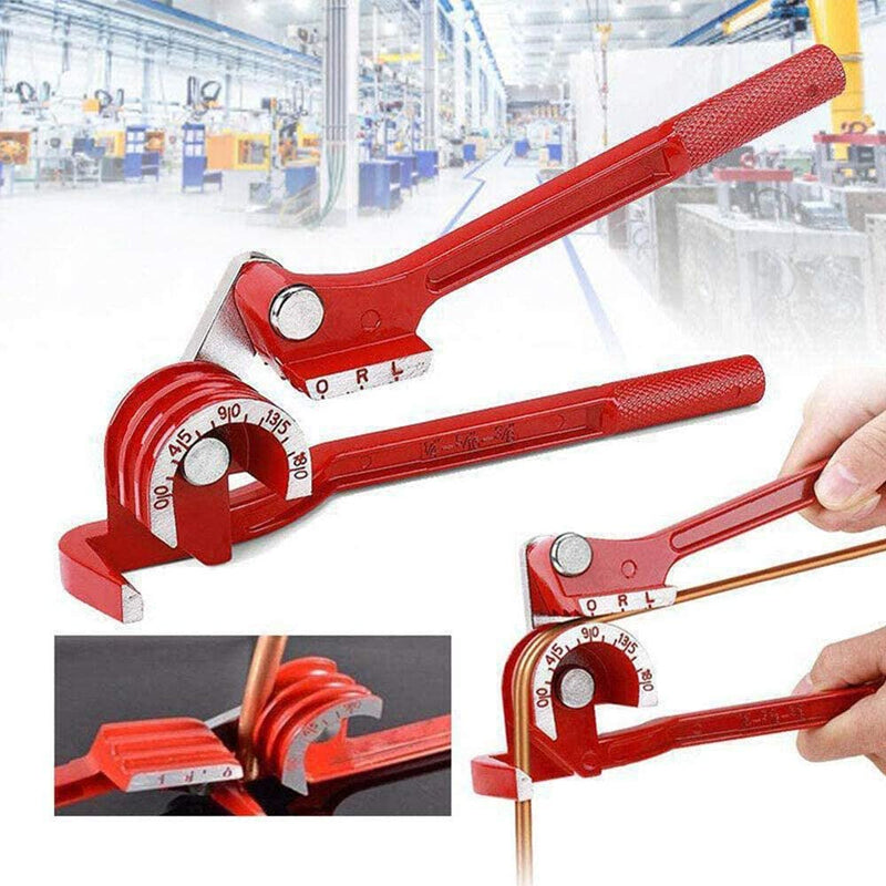 Three Slot Tubing Bender Manual Pipe Bending Tool For Copper Aluminum 6849886519396-1