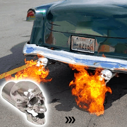 Skull Exhaust Tip Accessory Enhancing Motorcycle Style With Unique Aggressive Design 6850475753572-1