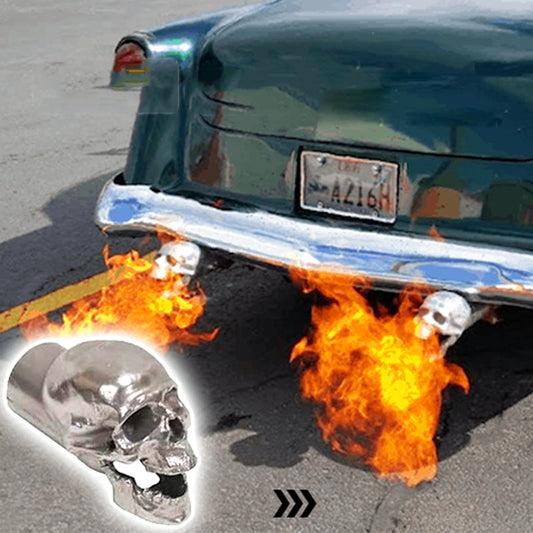 Skull Exhaust Tip Accessory Enhancing Motorcycle Style With Unique Aggressive Design 6850475753572-1