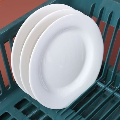 Double Layer Kitchen Dishes & Utensils Drying Organizer Rack 9638697435417-1