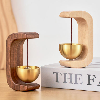 Wooden C-Shaped Wind Chime With Cute Design And Healing Sound 9768616493358-1