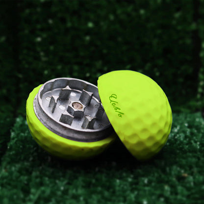 Golf Ball Herb Grinder Stash Container Tee Pipe Set 9588273021230-1