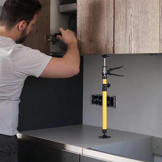 Cabinet Support Bar Quick Adjustable Support Bar Telescopic Steel Bar For Drywall, Cabinets And More 9568439271726-1