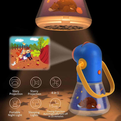 Starry Night Light Multifunctional Story Projector 6851963519076-1