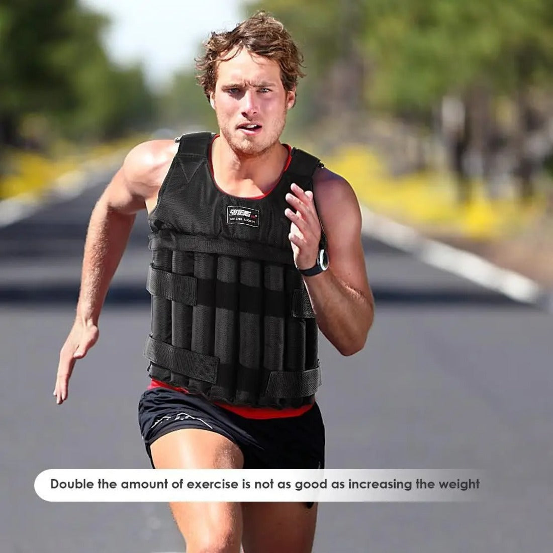 Exercise Weight Vest - 20Kg Adjustable Exercise Loading Weight Vest for Fitness Training