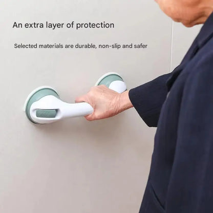 Heavy Duty Suction Shower Grab Bars - No-Drill Waterproof Handles for Bathtubs & Showers for Seniors and the Elderly