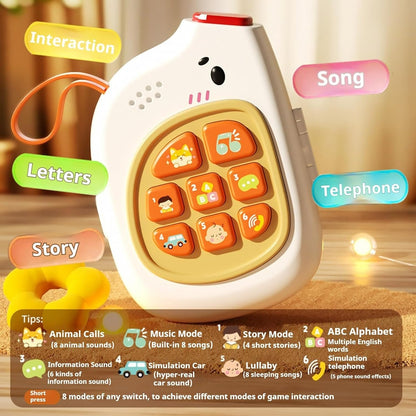 Interactive Soundboard Activity Suitcase for Toddlers Educational Lights and Music Toy (6-12 months)