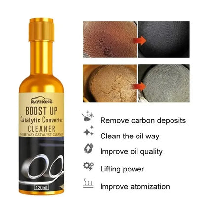 Catalytic Converter Cleaner - Instant Car Exhaust Cleaner Dust Stain Remover Pack 3