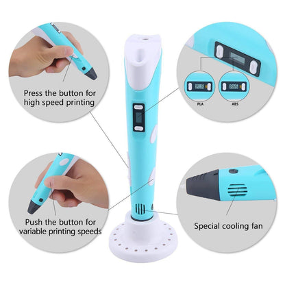 3D Printer Pen For Children And Adults Drawing 6851390636132-1