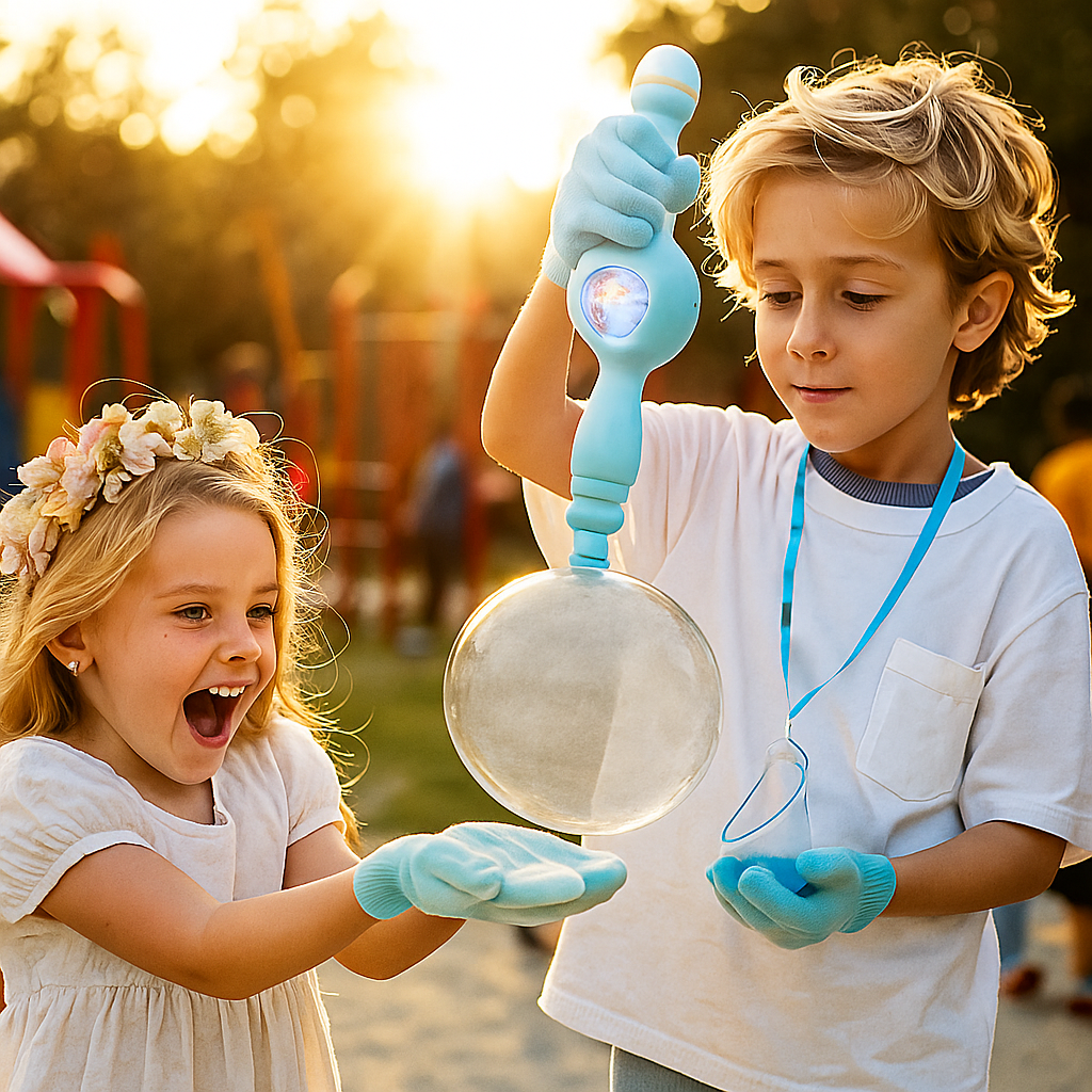 Smoke Bubble Machine Toy