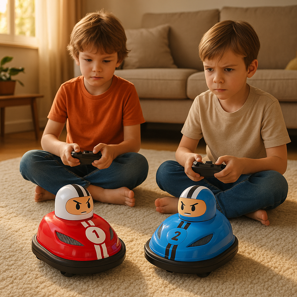 2-Player Rc Battle Bumper Cars With Lights And Sounds 15611639726429-1