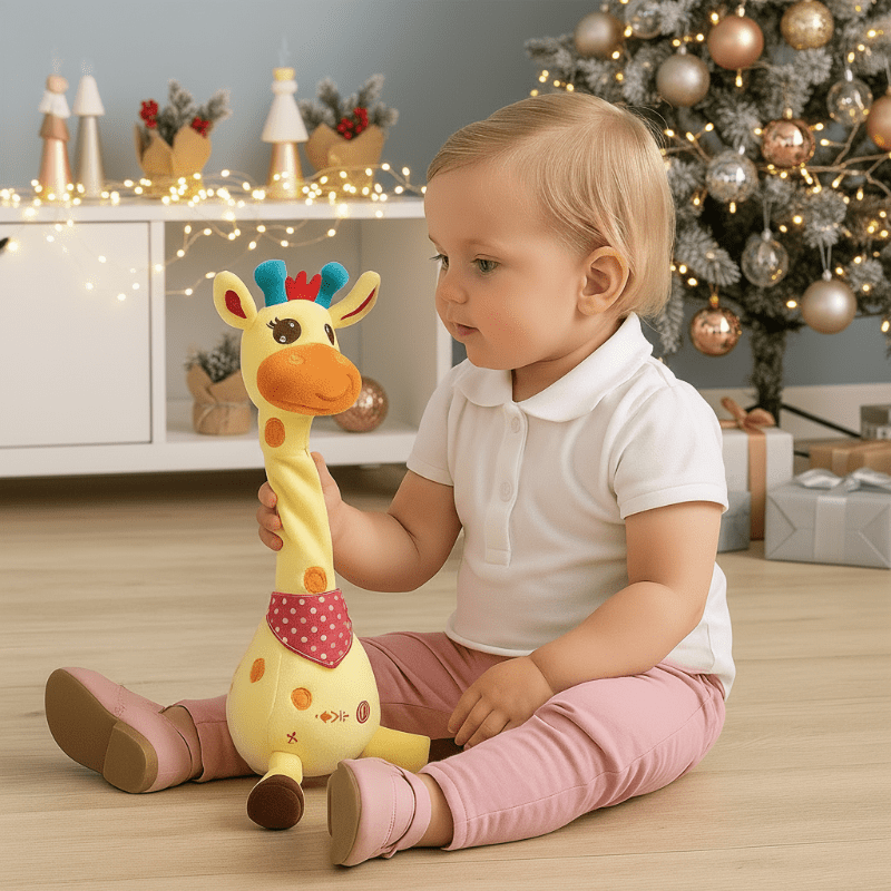 Jiragroovy – Talking & Dancing Music Giraffe Plush For Children 10589402038536-1