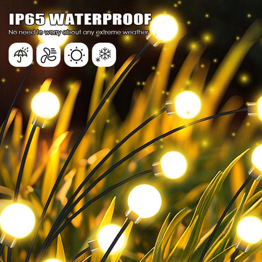 Solar Outdoor Waterproof Firefly Swaying Garden Lights 8746295394638-1