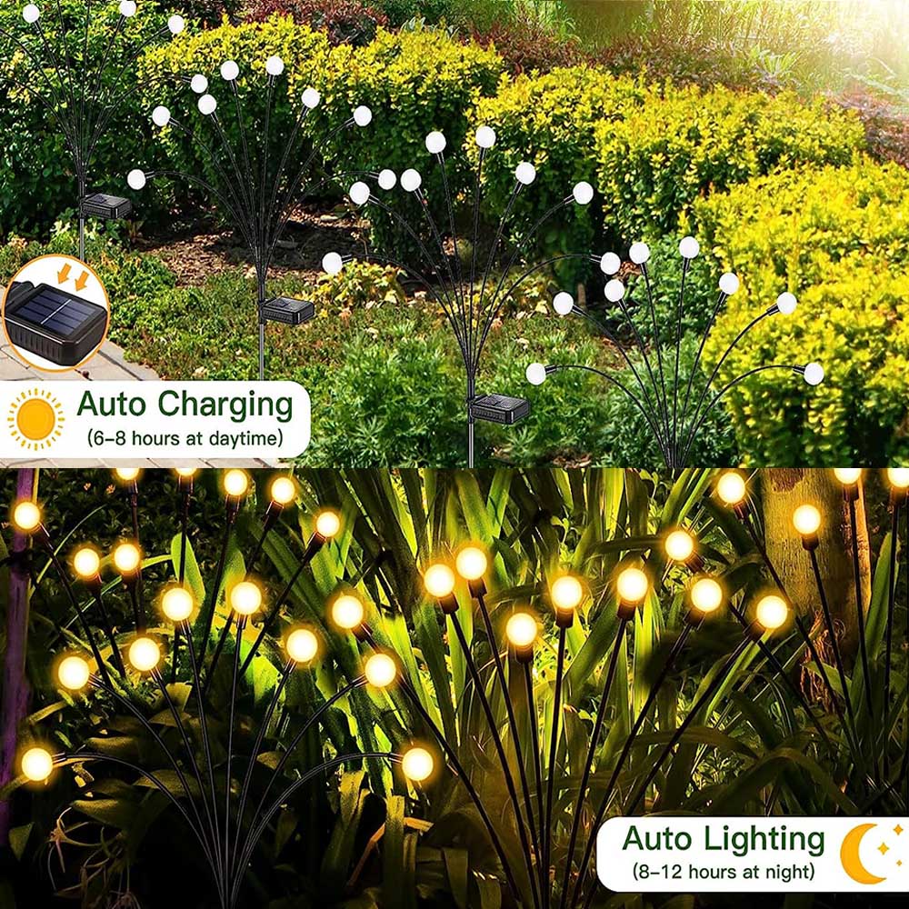 Solar Outdoor Waterproof Firefly Swaying Garden Lights 8746295394638-1