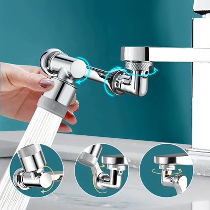Universal Rotating Faucet Extension Offers Adjustable Water Pressure And Flexibility 14952910029126-1