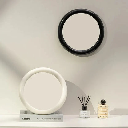 European Style Pink Decorative Wall And Desktop Makeup Mirror 14815619809606-1