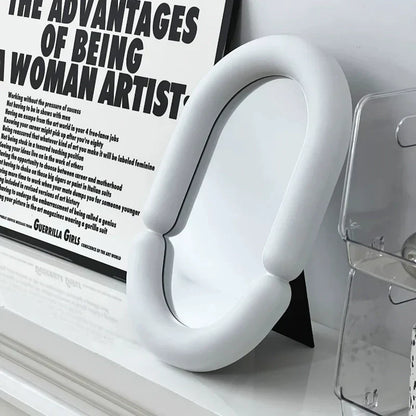 Elegant Irregular Oval Shaped Tabletop Mirror For Home Décor 14815621120326-1