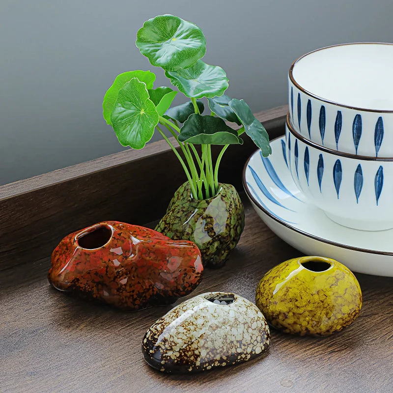 Mini Ceramic Vase Adds Elegant Charm To Any Home Decor 14815629476166-1