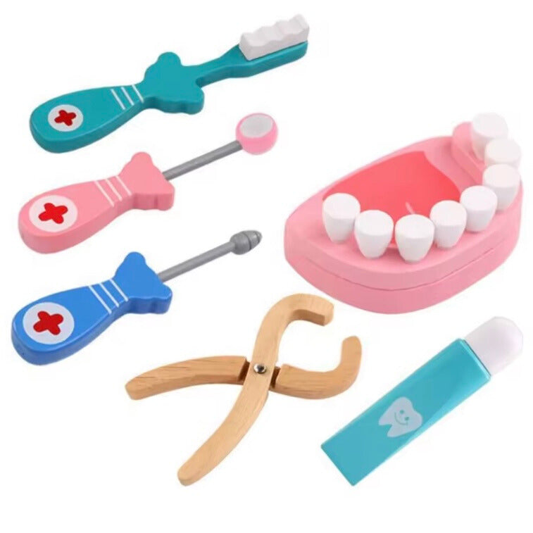 Wooden Doctor Toy Set for Imaginative and Educational Pretend Play 9861705269582-1