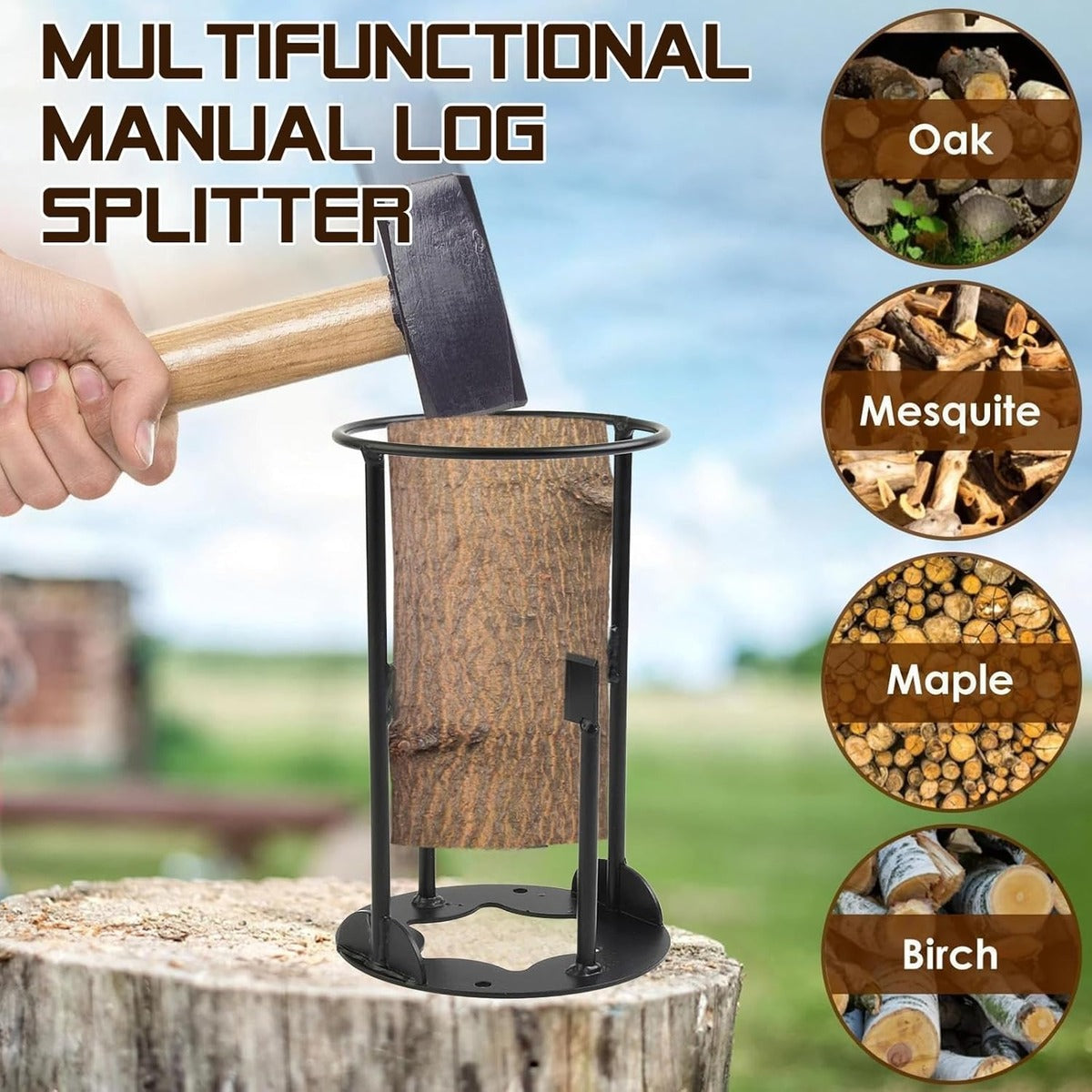 WoodSplitter – Safe & Fast Firewood Splitter for Cozy Winter Nights