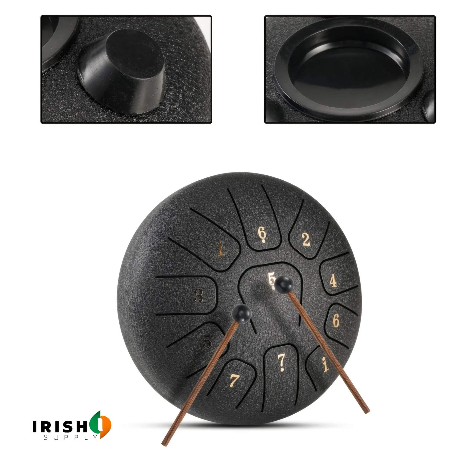 8-Tone Steel Tongue Drum for Meditation, Yoga & Relaxation 9848669110618-1