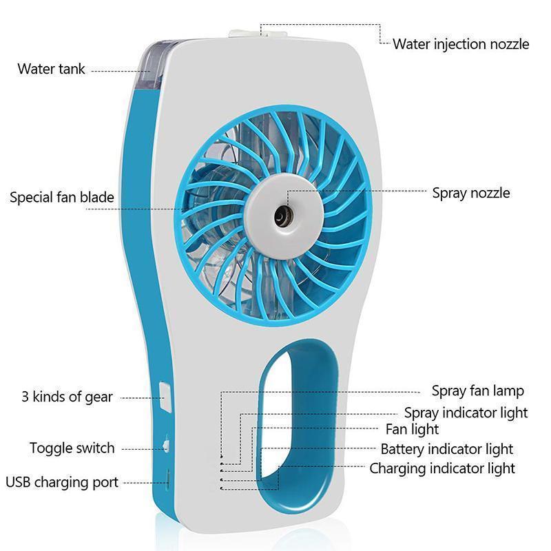 Mini Handheld Water Spray Fan 6852056088676-1