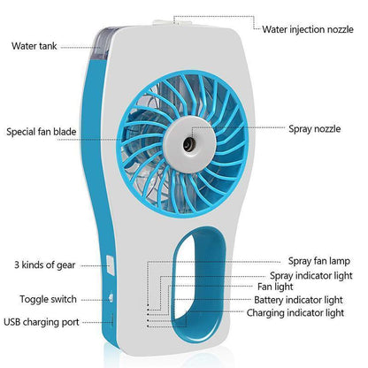 Mini Handheld Water Spray Fan 6852056088676-1