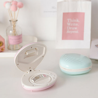 Rechargeable Shell Shaped Rainbow Projector Light For Bedroom Wall Ambience 6850623635556-1