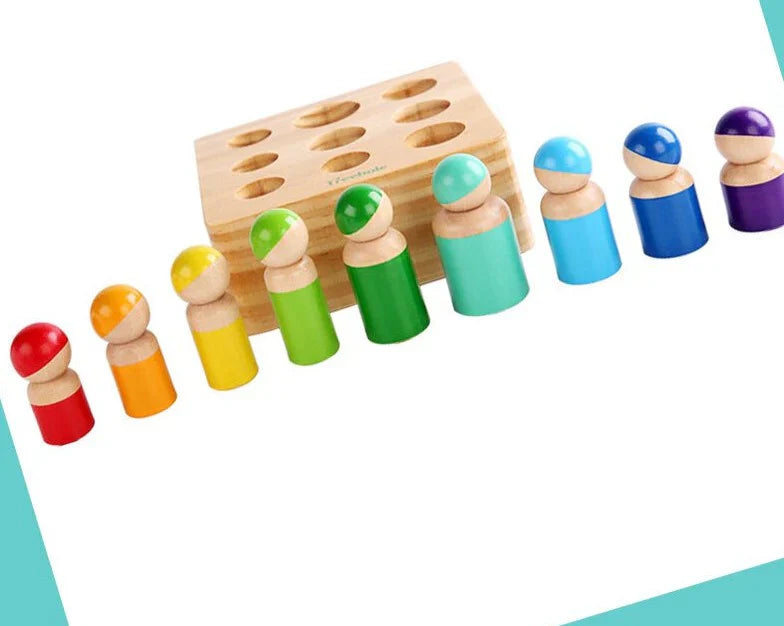 Wooden Number Learning Board Toy for Early Math and Color Skills 15121342464345-1