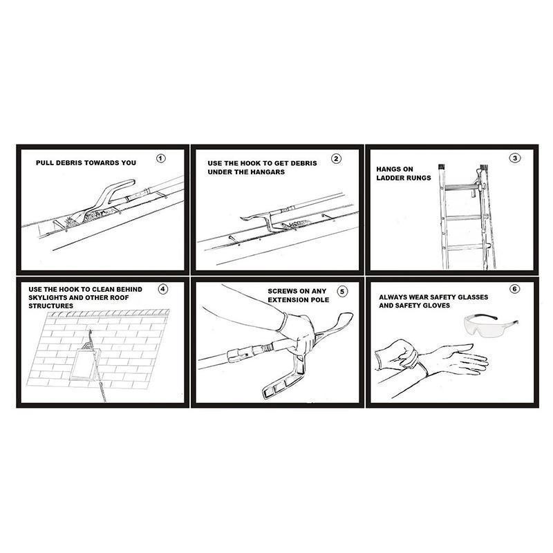 The Gutter Tool - Gutter Cleaning Spoon And Scoop 6852118380644-1