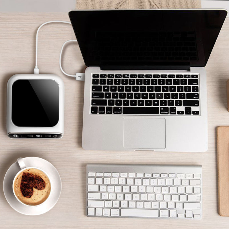 Electric Mug Warmer Smart Heating Coaster Adjustable Temperature Coffee Plate 14914283635014-1