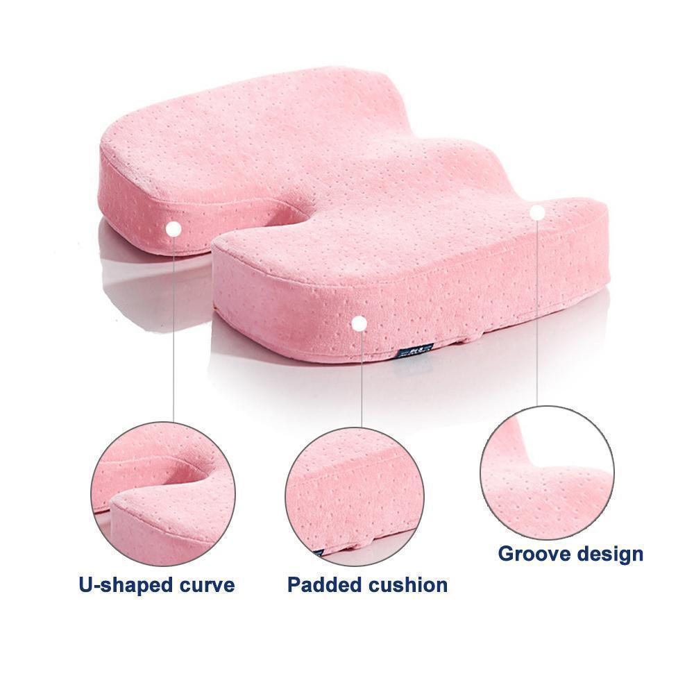 Seat Cushion Orthopedic, 100% Memory Foam 6851973709924-1