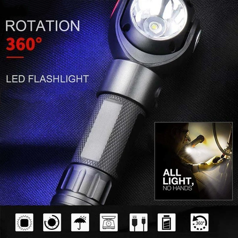Usb Rotating Led Work Light 6850496200804-1