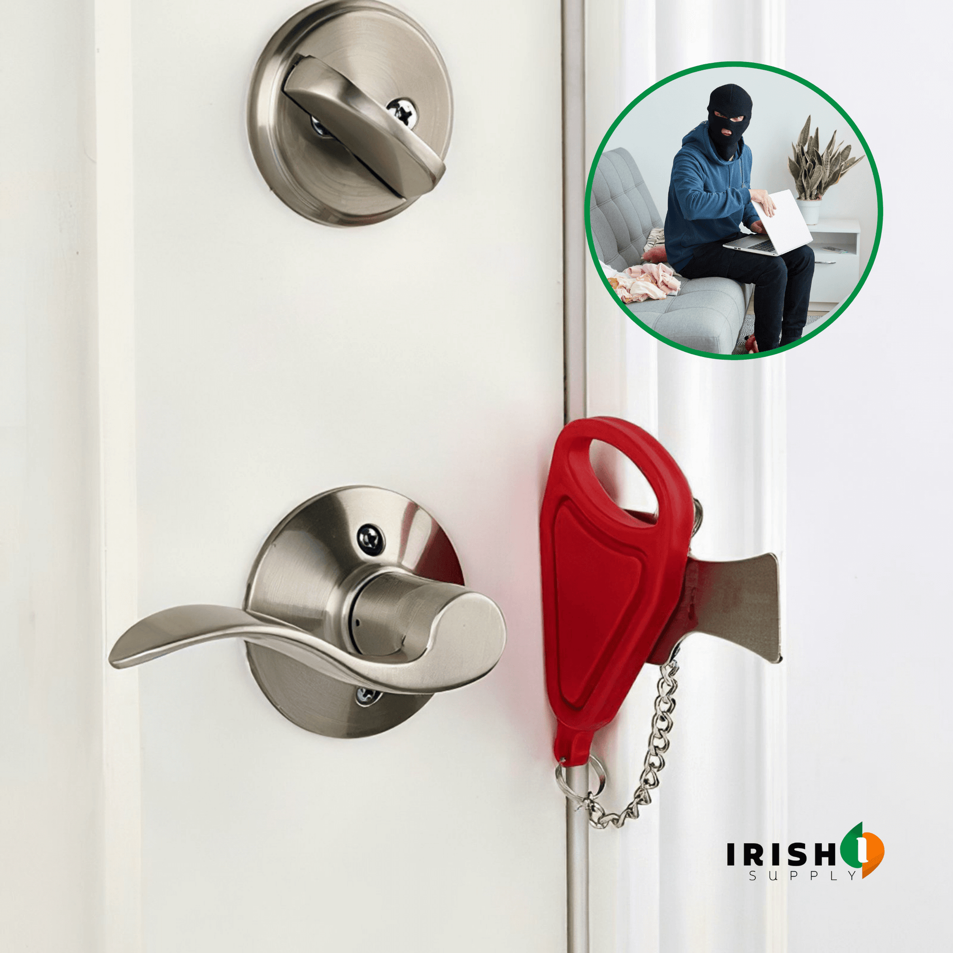 Portable Travel Security Door Lock With Easy Installation 7931597455643-1